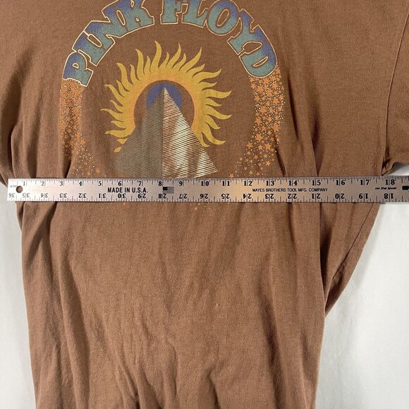 Pink Floyd AE Band Tee SIZE MEDIUM Womens Shirt Top American Eagle Retro Brown - Picture 6 of 8